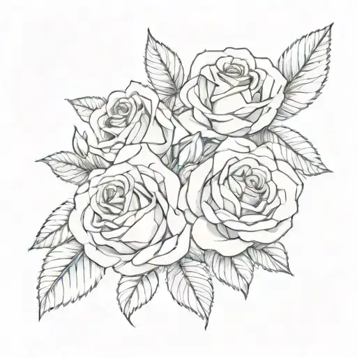 Roses Blooming