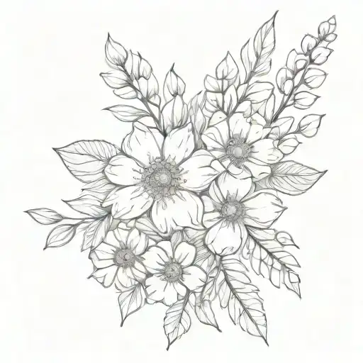 Birth Flower Bouquet