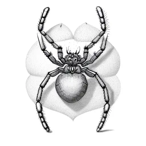 Spider With A Heart Shaped Body