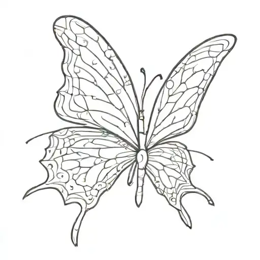 Small Butterfly Flying