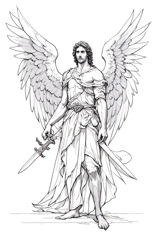 Archangel Michael With Sword