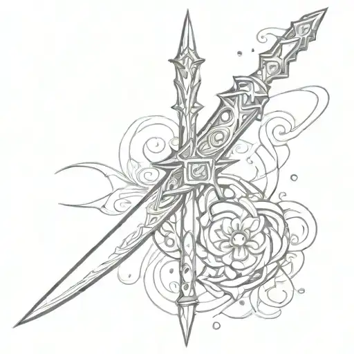 Skcythe With Long Blade Stylized Concept Design