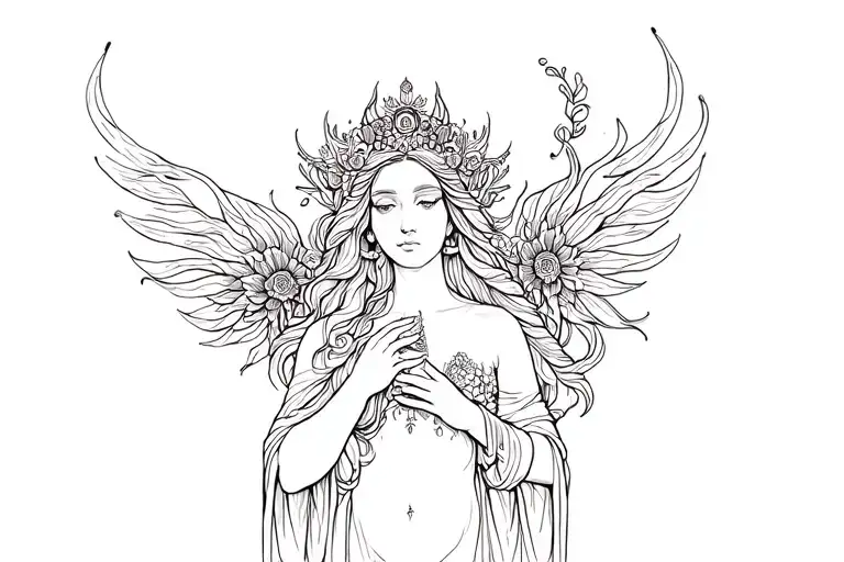 Goddess Holding