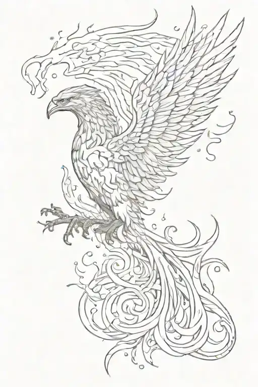 Phoenix Rising From The Ashes