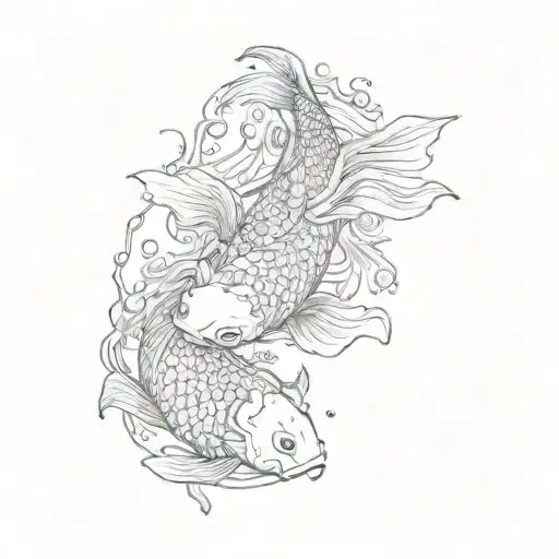 A Koi Fish