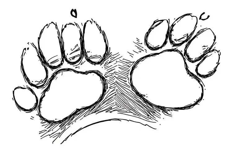Dog Paw Print