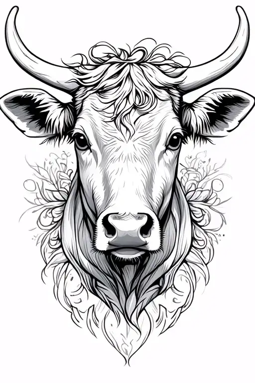 Female Cow Head