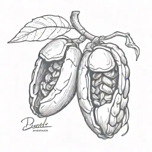A Sketch Of A Coffee Bean Morphing Into Boxing Gloves