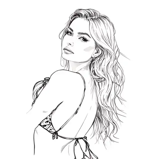 A Woman In A Bikini