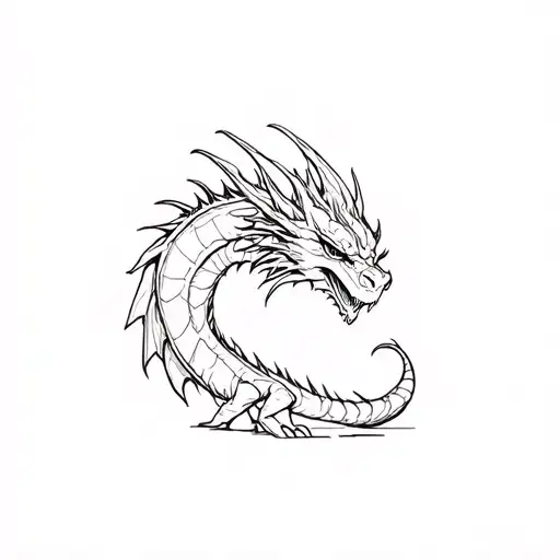 Dragon Bait His Tail