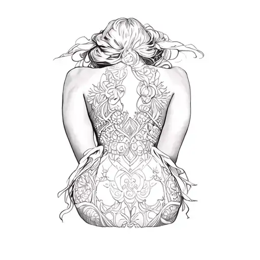 A Woman's Back