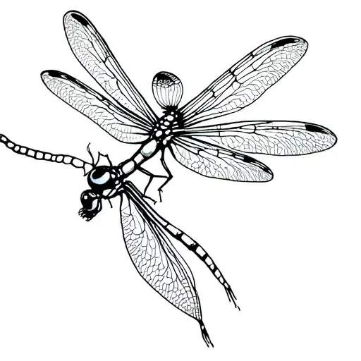 Dragonfly Flying