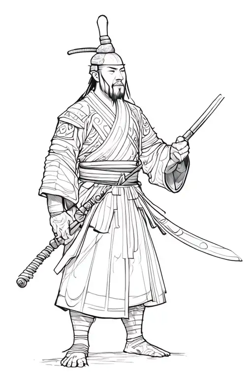 Samurai Standing