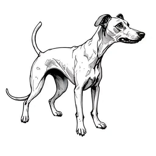 Whippet Dog
