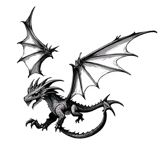 Toothless Dragon Flying