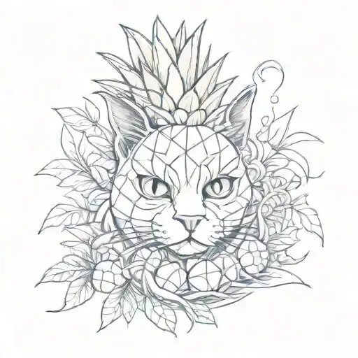 Pineapple Cat Toothbrush