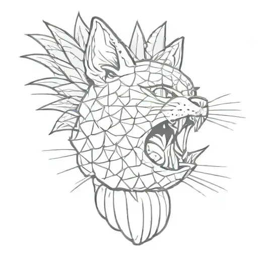 Cat Pineapple Toothbrush