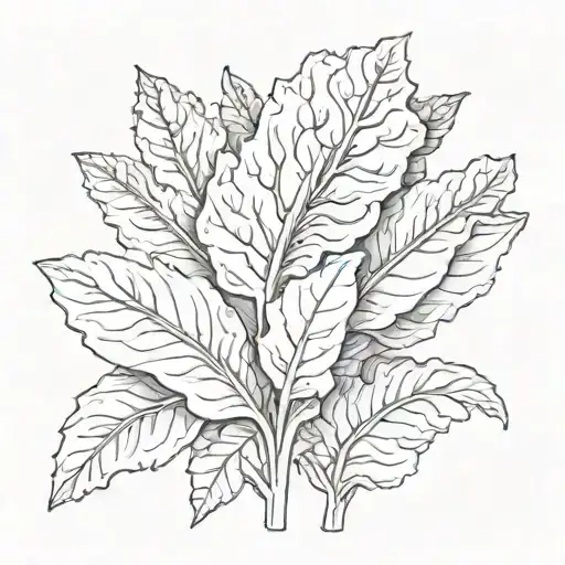 Swiss Chard Leaves That Are Used Instead Of Salting And Bring Out Salt