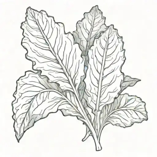 Swiss Chard Leaves That Are Used Instead Of Salting Shaker And Bring Out Salt From The Leaves