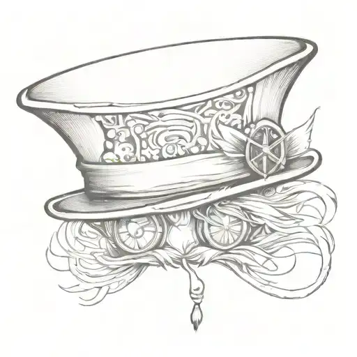 Top Hat Bow Tie And Eye Patch