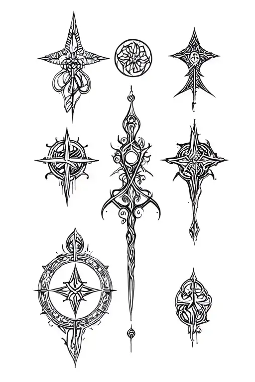 Gothic Symbols Including