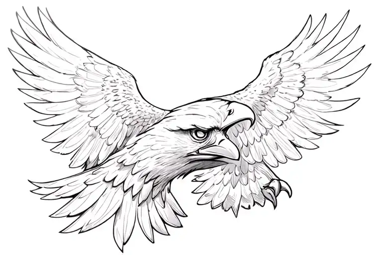 Eagles With Lights