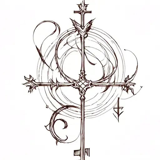 Key Signature And Cross