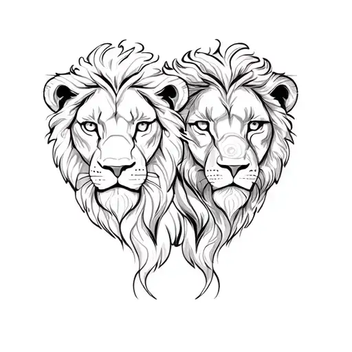 Two Lions