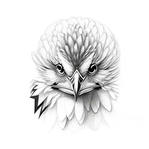 Black Horizontal Feather And White Horizontal Feather