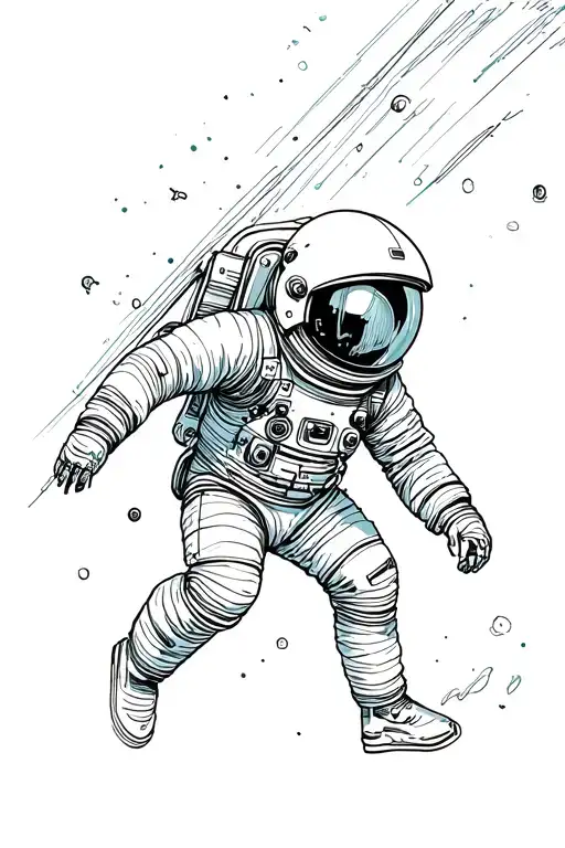 Astronaut Falling