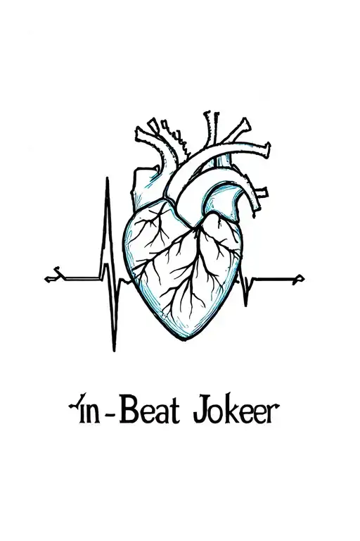 Heartbeat With Name Joker In It