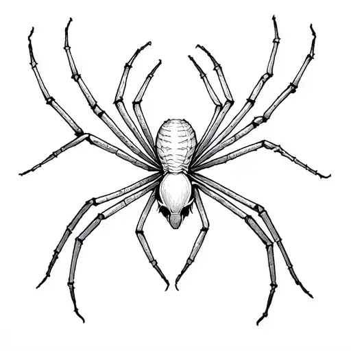 Spider Line Art