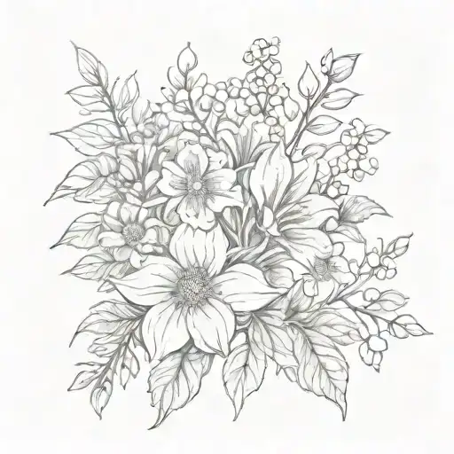 Birth Month Flower Bouquet