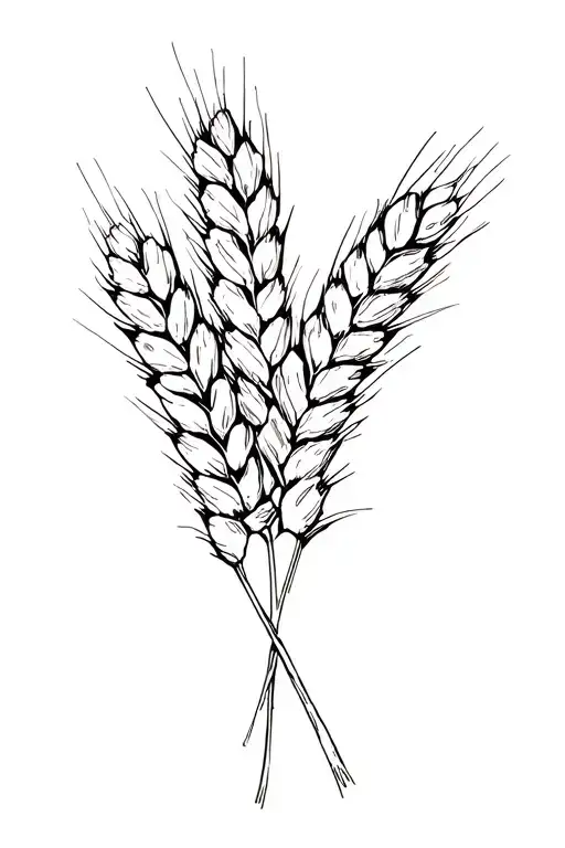 3 Ears Of Wheat