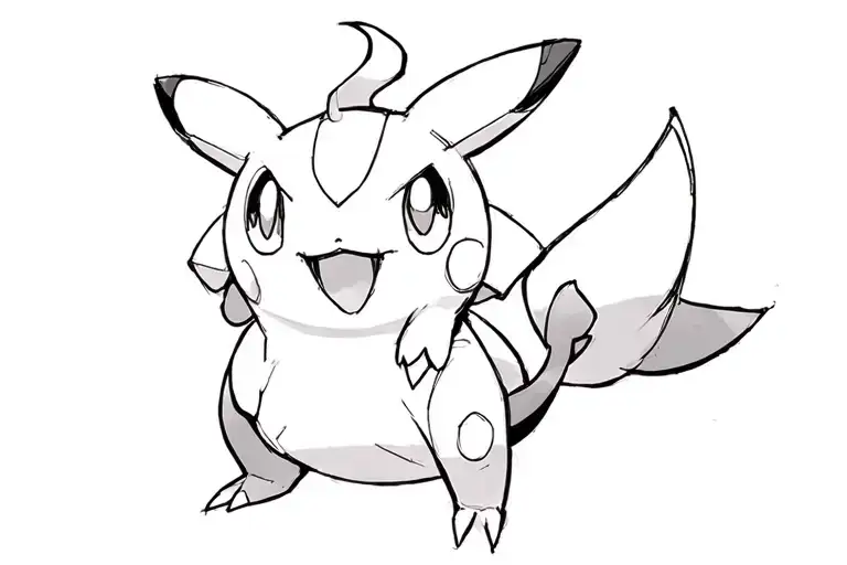 Pokemon Suicun Tatoo Inspired