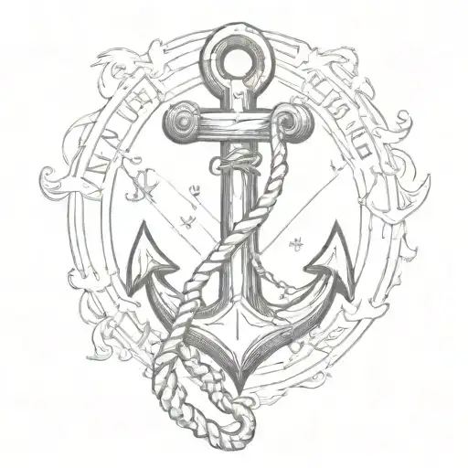 Anchor With Psalm 23 Verse