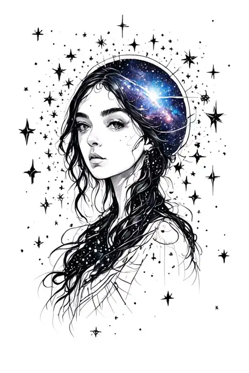 Galaxy Filled With Stars