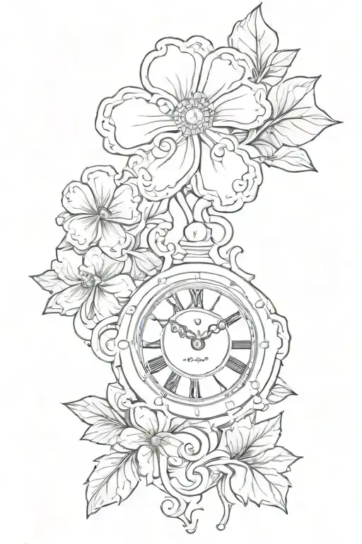 Clover Shaped Clock