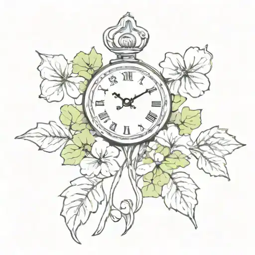 Clover Shaped Clock