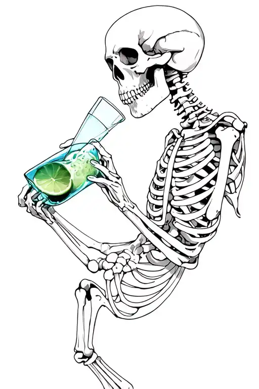 Skeleton Drinking