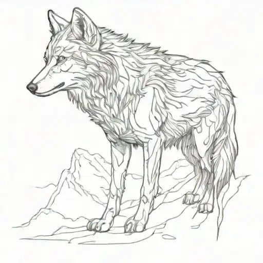 Wolf In Loneliness
