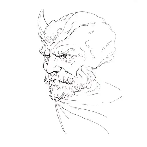 Goliath Head From Caravage