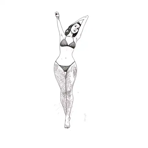A Woman In A Bikini