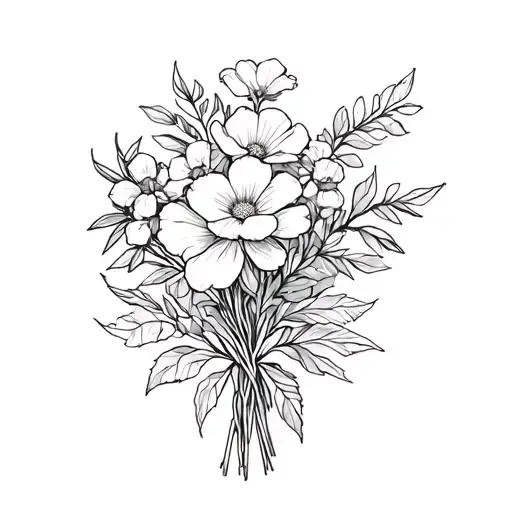 Birth Flower Bouquet