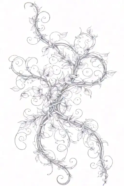 Vine Tendrils That Go Over The Entire Body