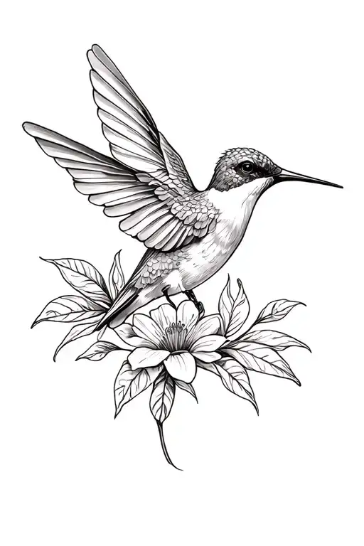 Humming Bird Flower