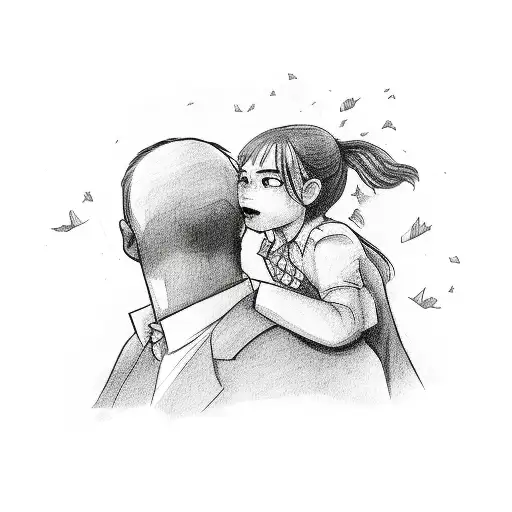 A Father Keeping His Daughter Safe From Evil Forces