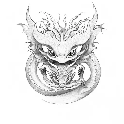 Asian Dragon Semi Colon