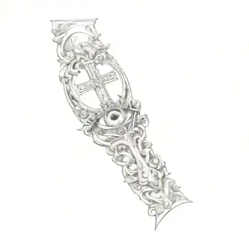 A Cross And An Eye