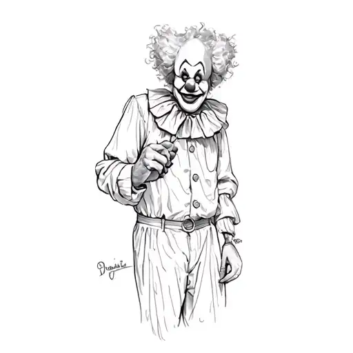 A Clown Drawing